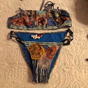 Save The Queen two-piece bathing suit